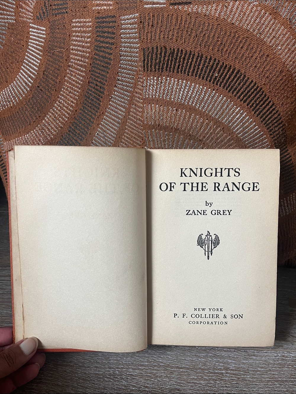Knights of the Range by Zane Grey 1936 [First Edition]